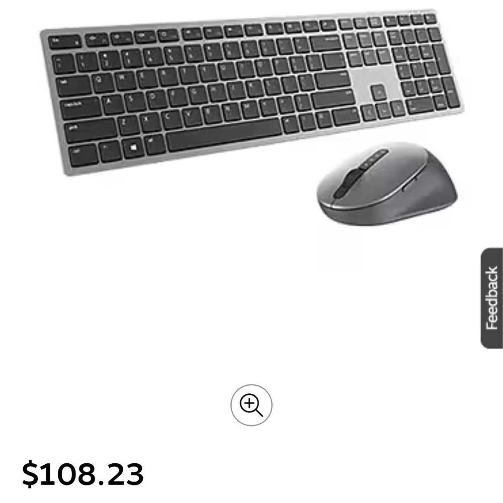 NEW!!! Dell Pro Plus Keyboard and Mouse - KM7321W